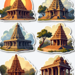 Temples & Holy Sites - Sticker Sheet v19